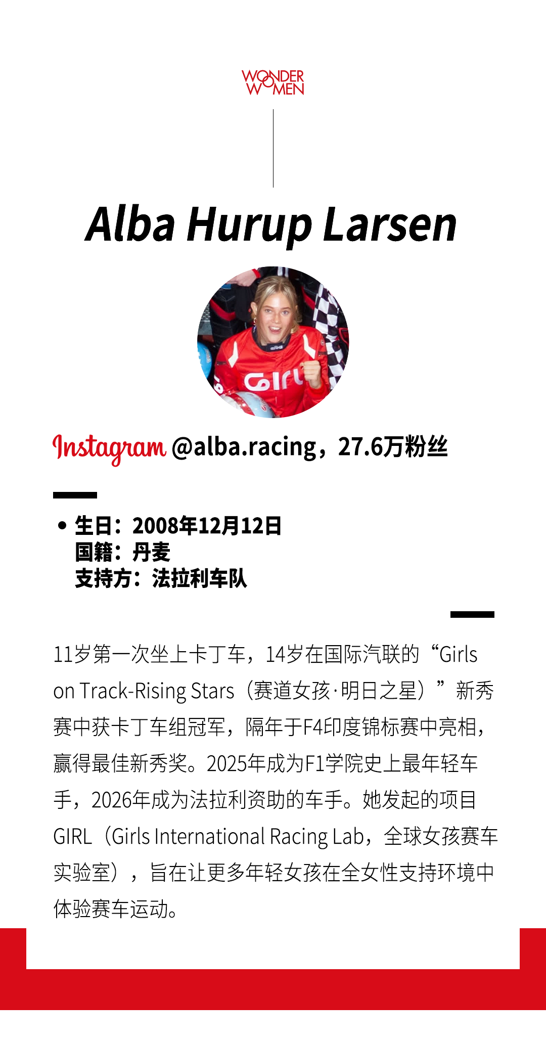 乐鱼官网-F1女车手，正在改写赛车史